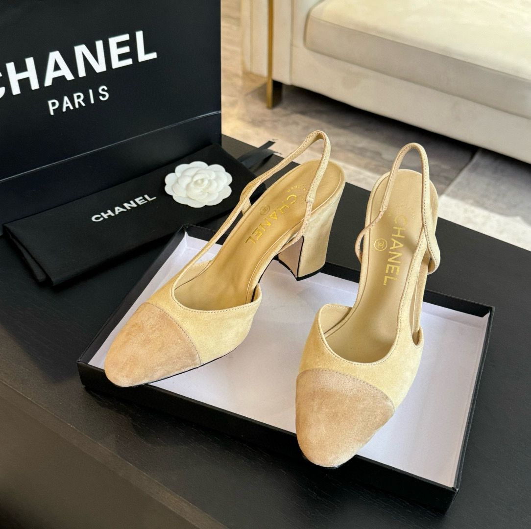 Chanel Sandal 95MM Hight Heels Shoes C50223 Lemon