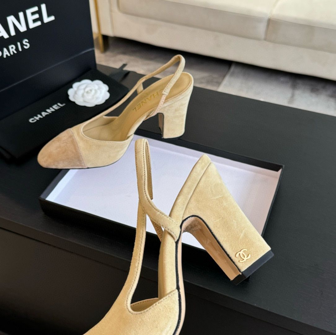 Chanel Sandal 95MM Hight Heels Shoes C50223 Lemon