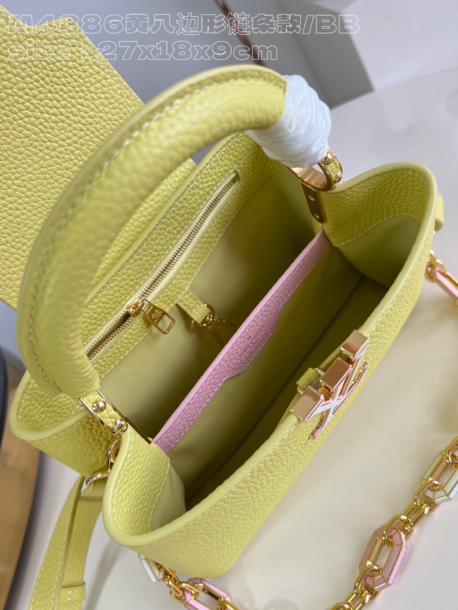 Louis Vuitton Capucines BB M94755 yellow