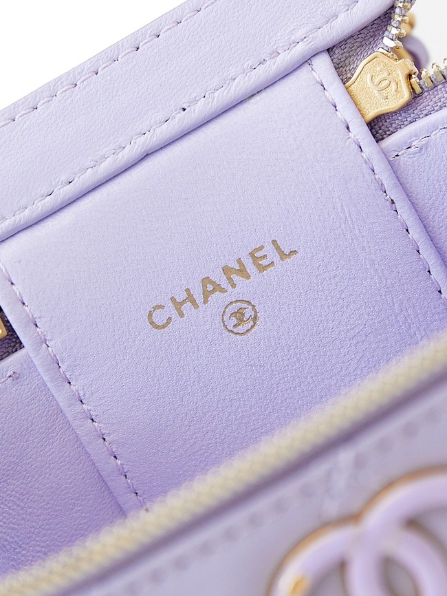 CHANEL CLUTCH WITH CHAIN AP3941 Light Purple