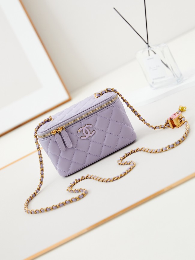 CHANEL MINI CLUTCH  AP3940 Light Purple