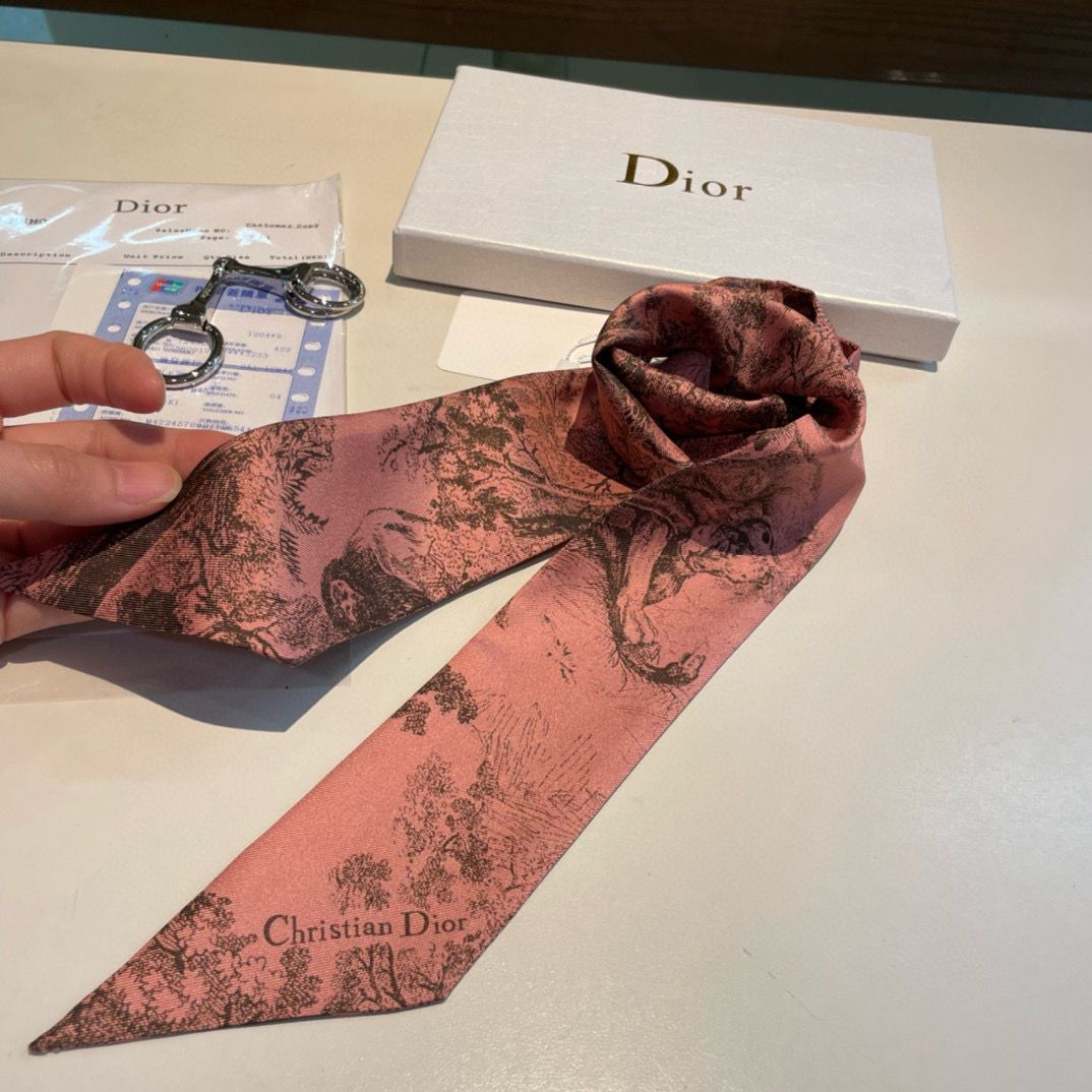 Dior Scarf D3098 Pink