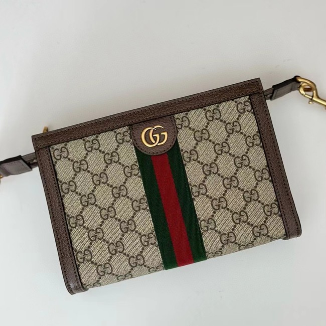 GUCCI OPHIDIA SUPER MINI BAG 795467 Brown