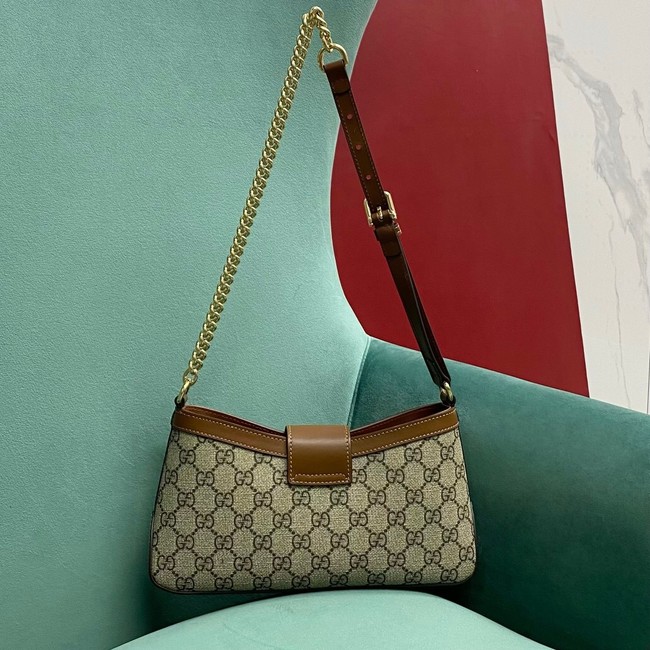 Gucci PADLOCK SMALL SHOULDER BAG 811705 Brown