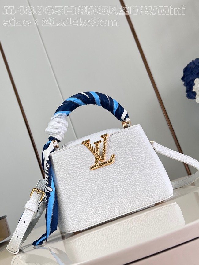 Louis Vuitton Capucines Mini M23456 Snow