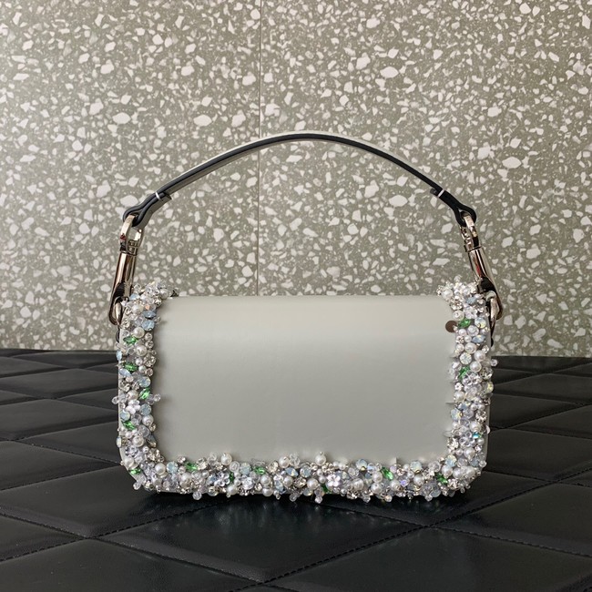 VALENTINO Super Mini Loco imitation crystal chain bag WP6036-1