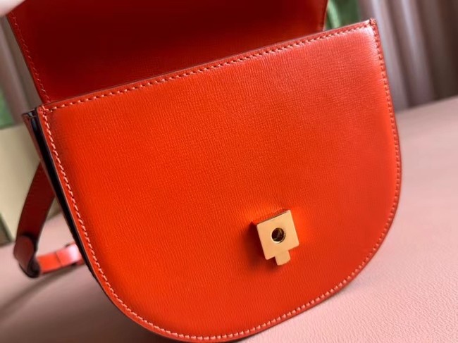 GUCCI HORSEBIT 1955 MINI TOP HANDLE BAG 781387 Orange