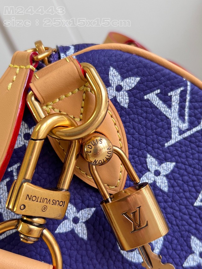 Louis Vuitton NEW Speedy P9 Bandouliere 25 M11561 Blue