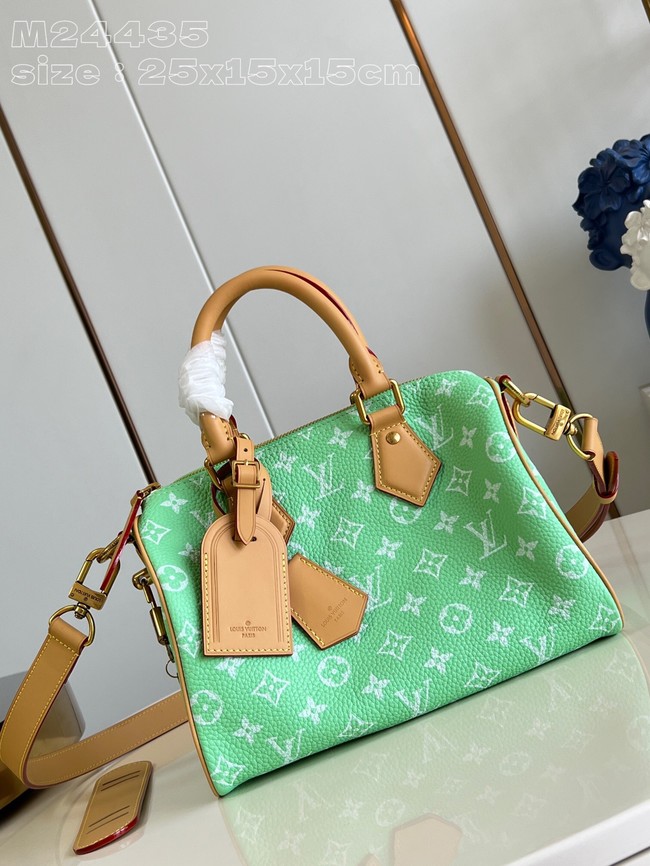 Louis Vuitton NEW Speedy P9 Bandouliere 25 M11561 green