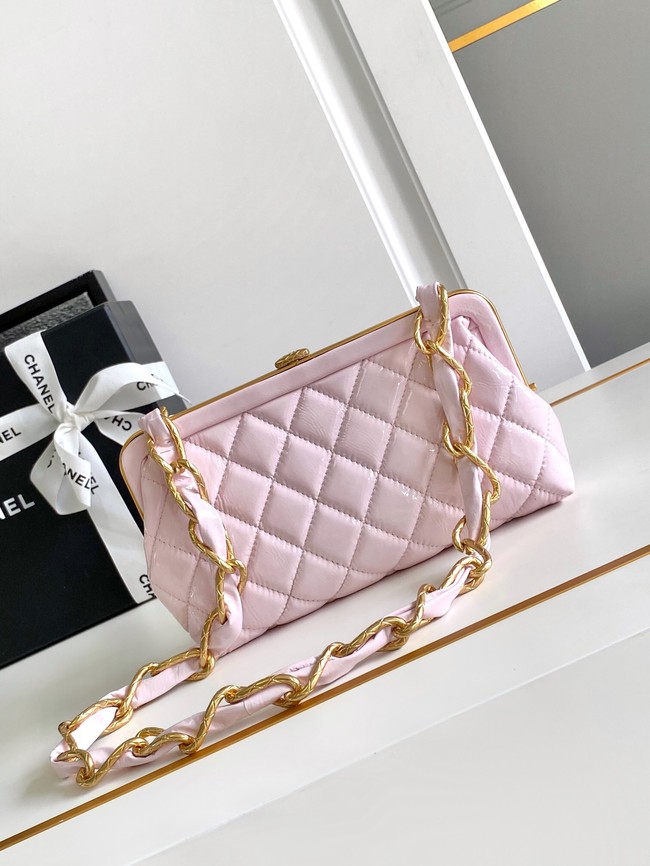 Chanel 24A CLUTCH WITH CHAIN AP4027 pink