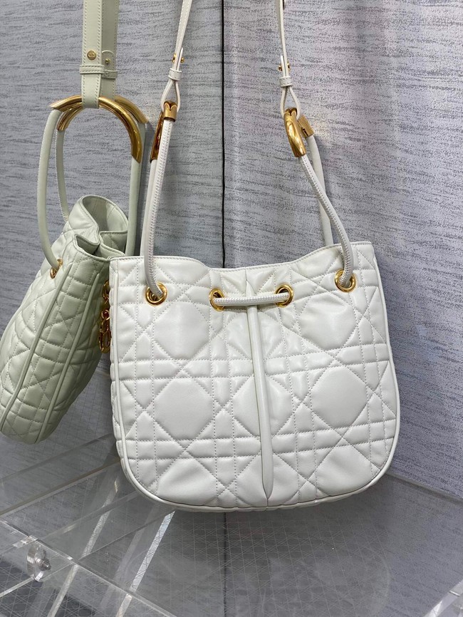 Dioriviera Medium Dior Nolita Bag Calfskin M2312UB white