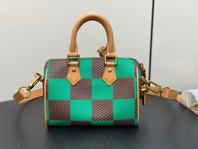 Louis Vuitton Speedy 18 Bandouliere Damier Pop N40595 green