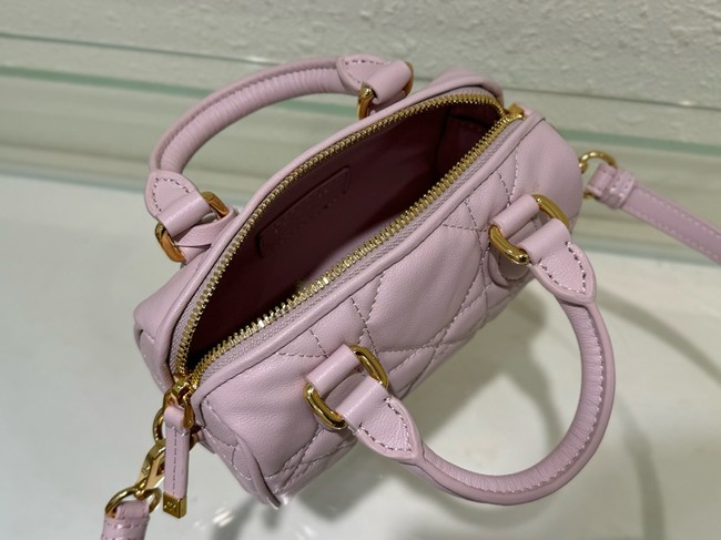 Dior Groove 16 Mini Bag Macrocannage Calfskin S4000UB pink