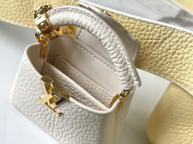 Louis Vuitton Capucines Mini M24574 light yellow