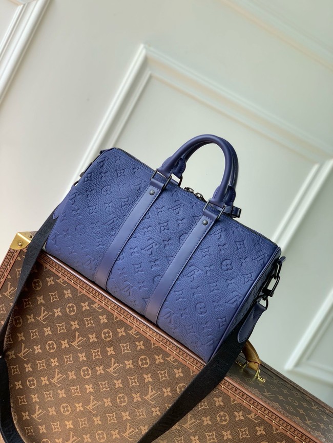 Louis Vuitton Keepall Bandouliere 50 M11691 sapphire-blue