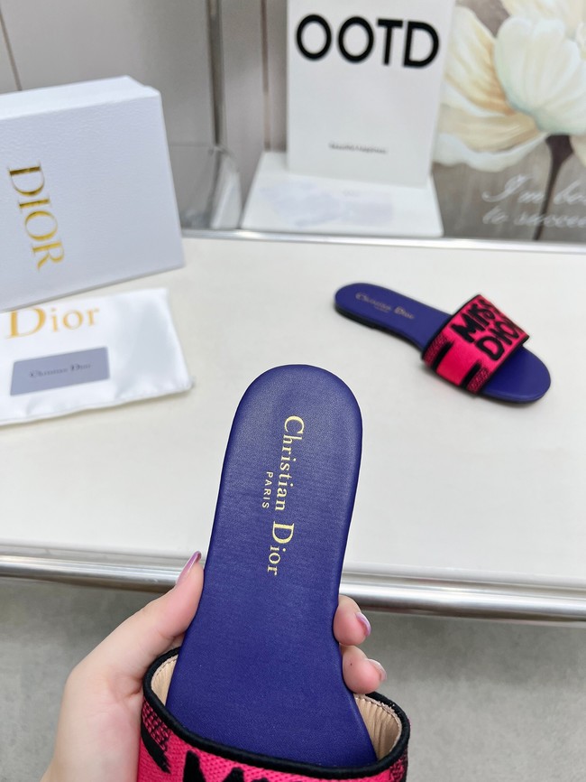 Dior Dway Slide Embroidered Cotton 11281-10