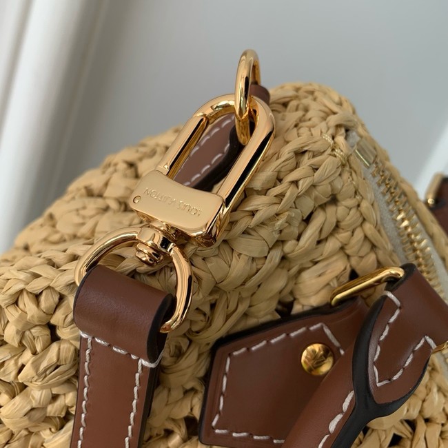 Louis Vuitton Nano Speedy M83525 Natural & Tan