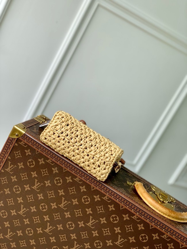 Louis Vuitton Nano Speedy M83525 Natural & Tan