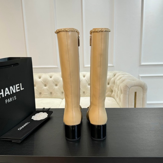 Chanel HIGH BOOTS Lambskin heel 5.5CM 55206-1