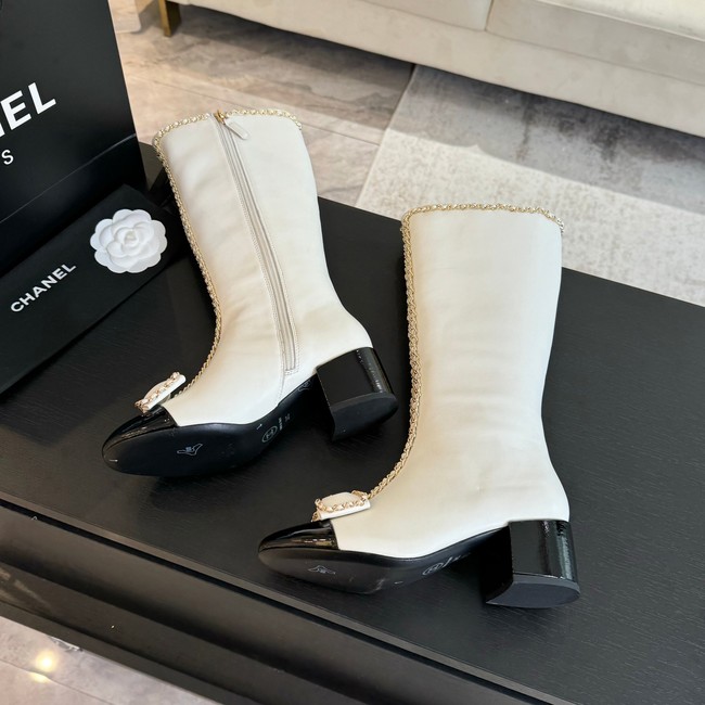 Chanel HIGH BOOTS Lambskin heel 5.5CM 55206-2