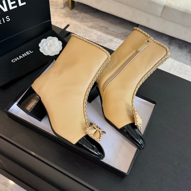 Chanel SHORT BOOTS Lambskin heel 5.5CM 55206-6