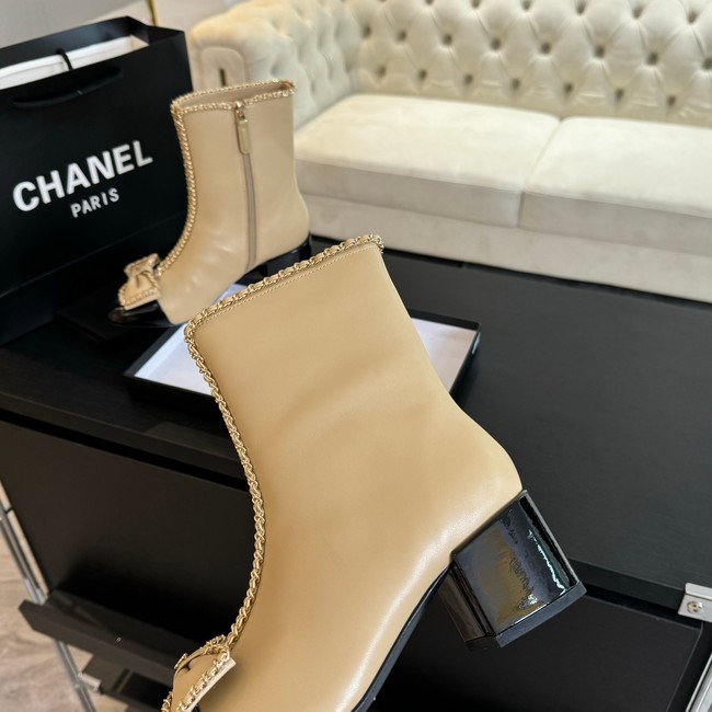 Chanel SHORT BOOTS Lambskin heel 5.5CM 55206-6