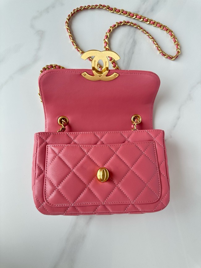 CHANEL MINI FLAP BAG AS5026 Pink