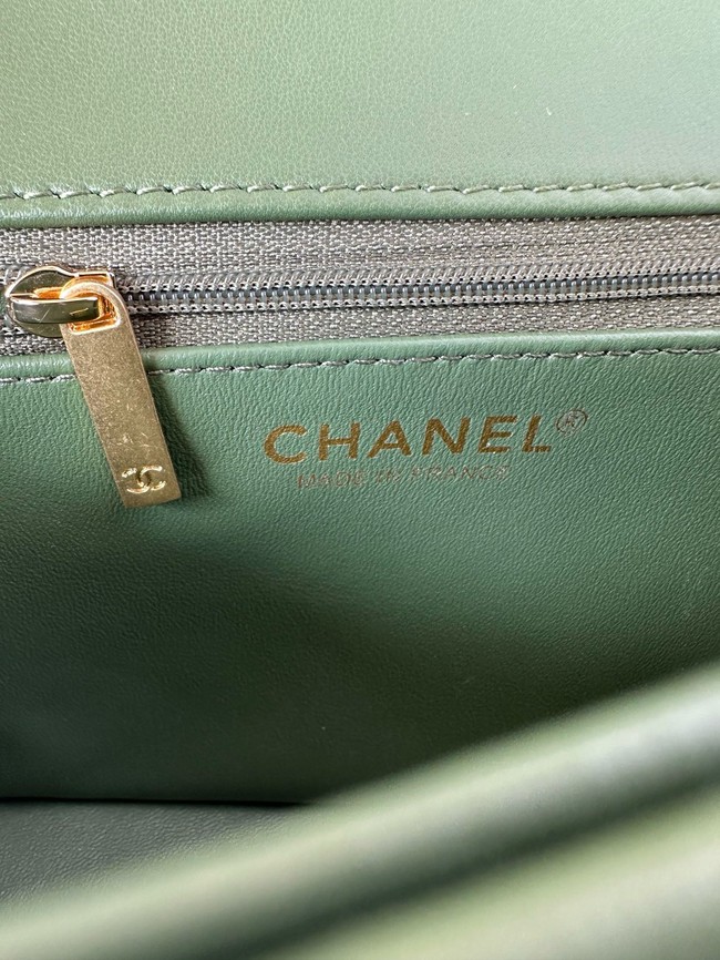 CHANEL MINI FLAP BAG AS5026 green