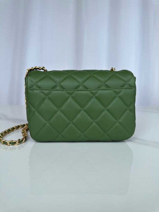 CHANEL MINI FLAP BAG AS5026 green