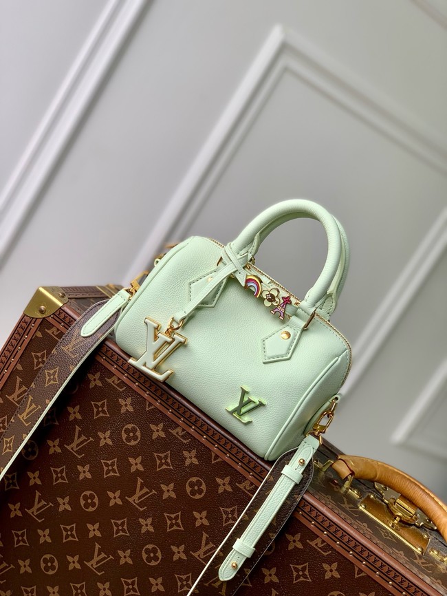 Louis Vuitton Speedy Bandouliere M24598 light green