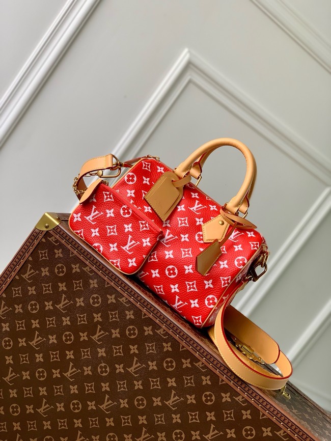 Louis Vuitton NEW Speedy P9 Bandouliere 25 M11561 red