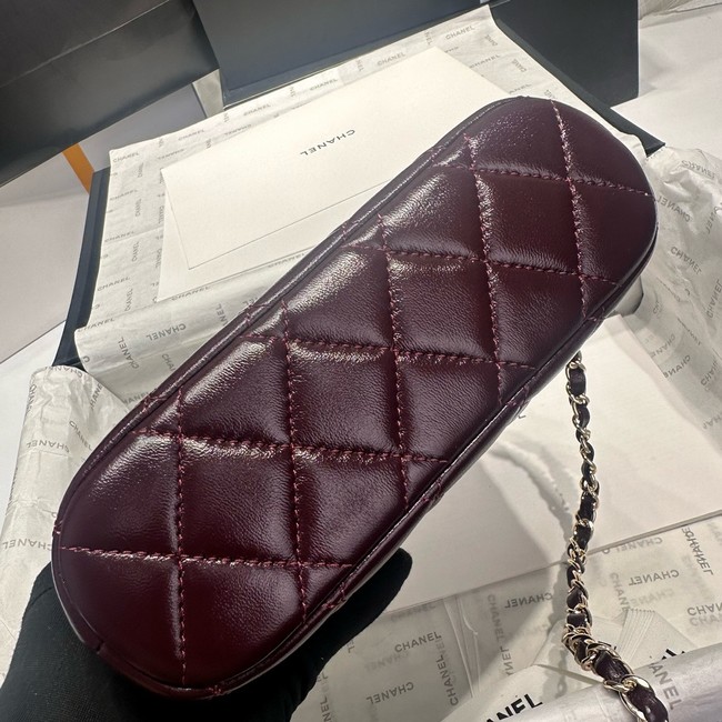 CHANEL SMALL SHOPPING BAG AS5130 Burgundy