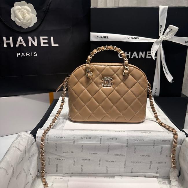 CHANEL SMALL SHOPPING BAG AS5130 Dark Beige