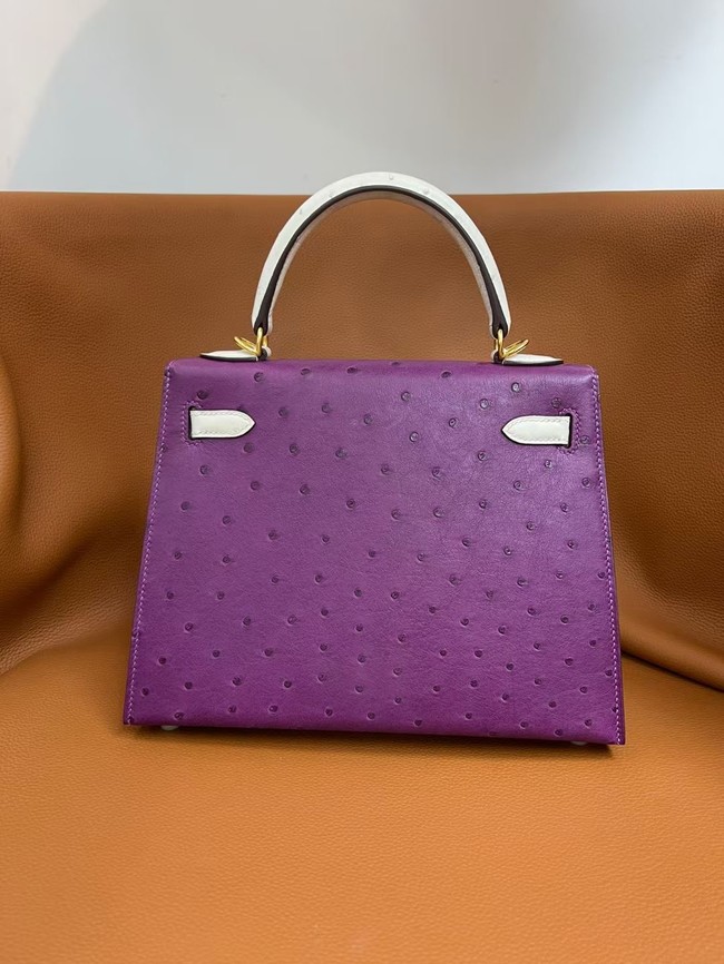 Hermes Kelly Shoulder Bags Ostrich skin KL2655-5