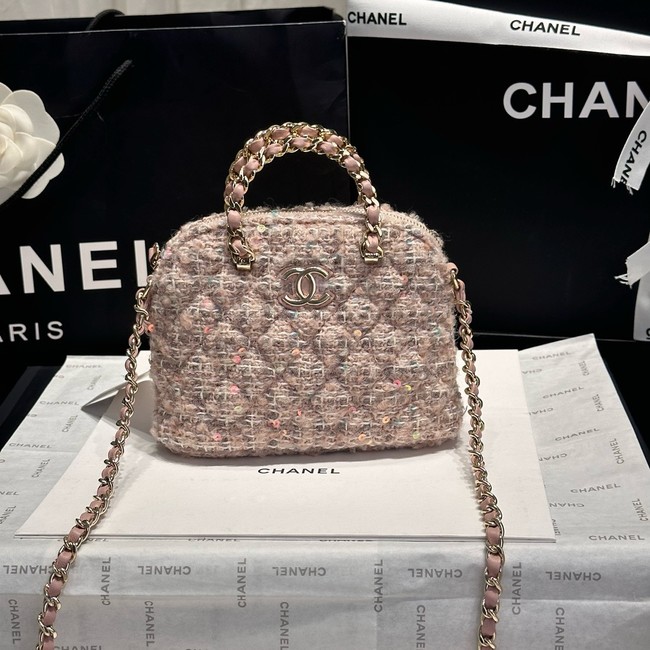 CHANEL MINI SHOPPING BAG AS5131 Light Pink& Beige & Ecru