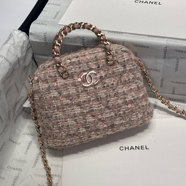 CHANEL MINI SHOPPING BAG AS5131 Light Pink& Beige & Ecru