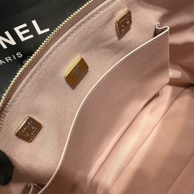 Chanel SMALL SHOPPING BAG AS3969 Light Pink& Beige & Ecru