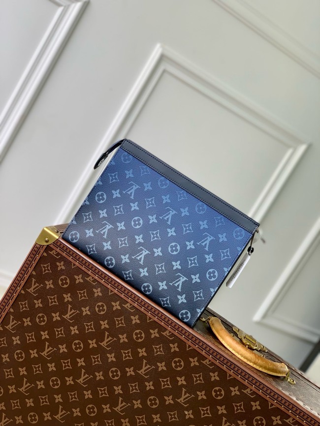 Louis Vuitton Pochette Voyage MM M61692 Navy Blue