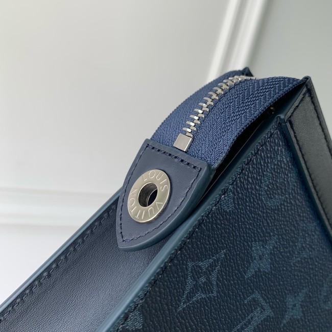 Louis Vuitton Pochette Voyage MM M61692 Navy Blue