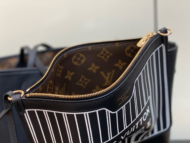 Louis Vuitton REVERSIBLE Neverfull Inside Out MM M11946 Black