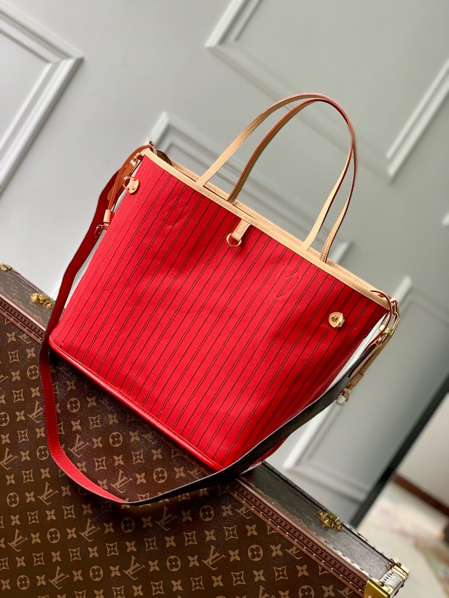 Louis Vuitton REVERSIBLE - EARLY ACCESS Neverfull Bandouliere Inside Out MM M12096 red