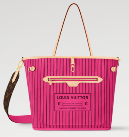 Louis Vuitton REVERSIBLE - EARLY ACCESS Neverfull Bandouliere Inside Out MM M12096 rose