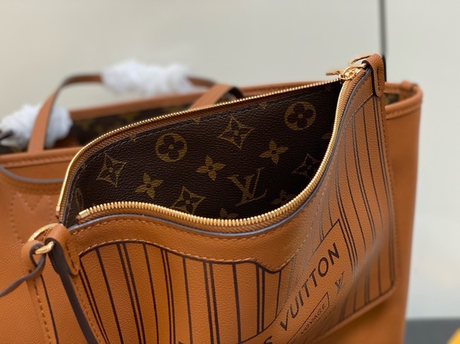 Louis Vuitton Reversible Online Pre-launch Neverfull Inside Out MM M11946 Brown