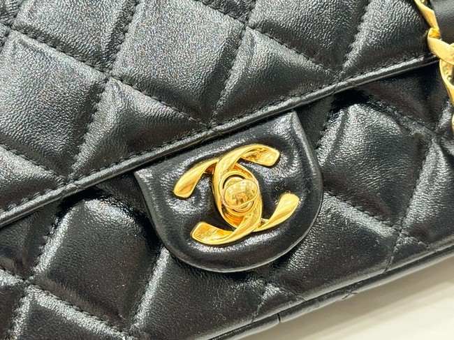 Chanel SMALL 2.55 HANDBAG Lambskin & Gold-Tone Metal AS6300 BLACK