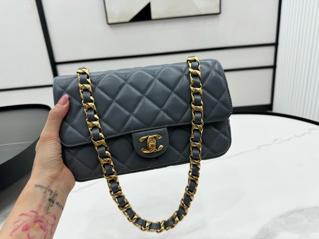 Chanel SMALL 2.55 HANDBAG Lambskin & Gold-Tone Metal AS6300 Blue