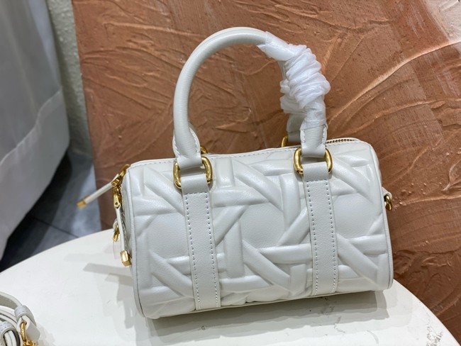 Dior Groove 16 Mini Bag Graphic Cannage Calfskin S4000UB white