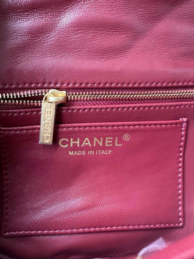 Chanel WAIST BAG AS4991 Burgundy