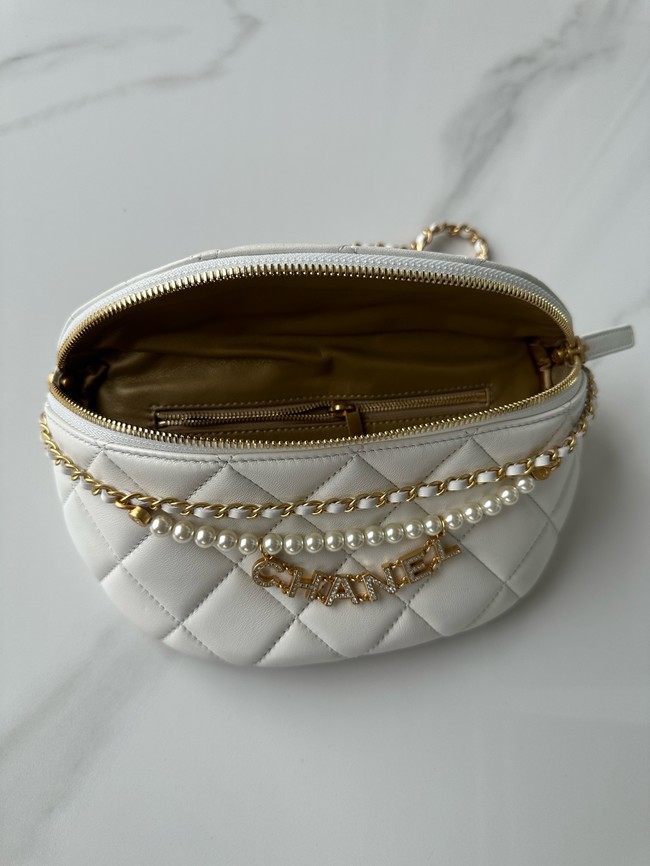 Chanel WAIST BAG AS4991 White