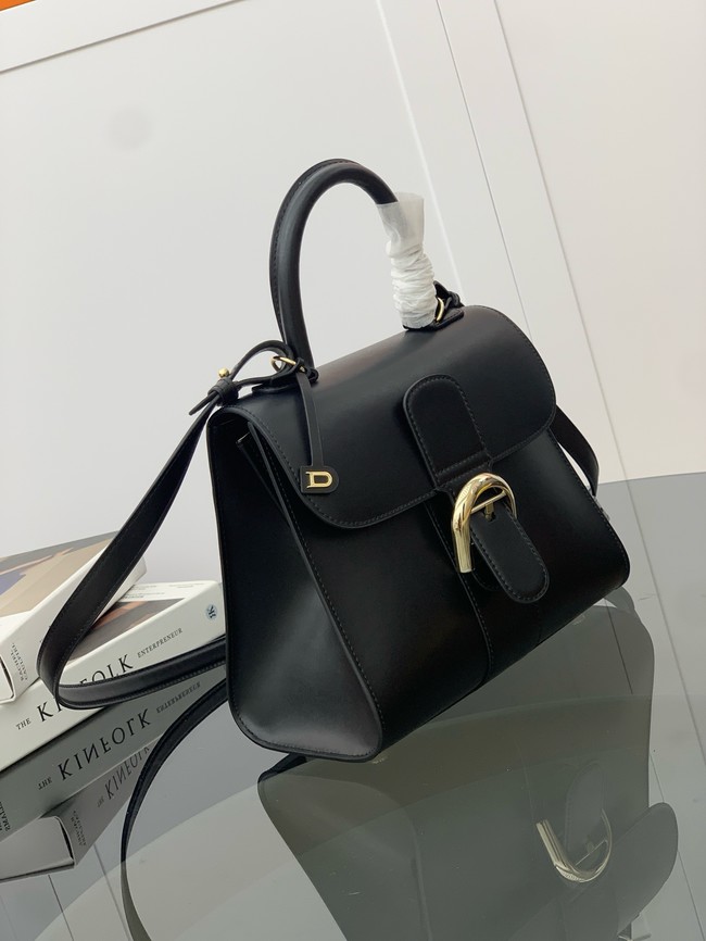 Delvaux Calfskin Leather Tote Bag 17855 black