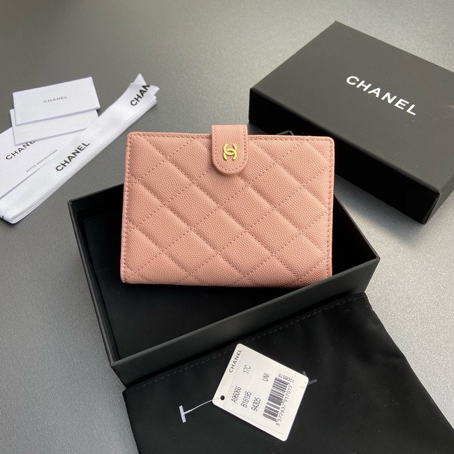 Chanel CLASSIC CARD HOLDER 96066 PINK